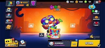 Açıqcalar: Brawl Stars hesabı - Kupa: 64 931 - Qızıl: 64 931 - Kristal/daş: 1 — 1