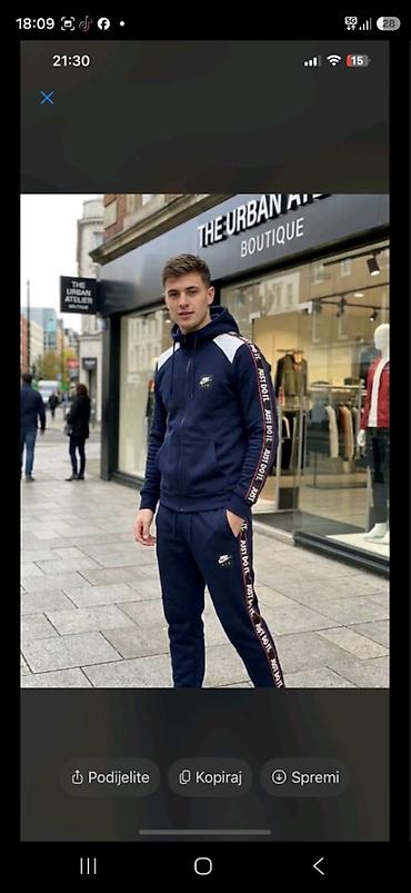skuba trenerke: Nove muške trenerke termo deblji materijal M, L, XL, XXL veličine za — 3