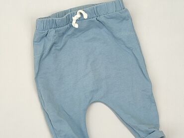 szerokie spodnie beżowe: Sweatpants, Tu, 3-6 months, condition - Good