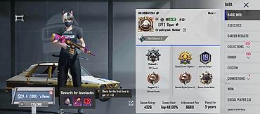 Другие игры и приставки: PUBG Mobile oyun hesabı - Server: Global - UID: 5968472914 - Səviyyə — 1