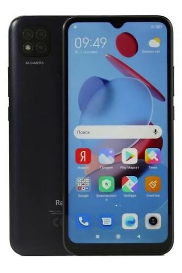 redmi 9 prime: Redmi 9C, 4 GB, rəng - Qara, Barmaq izi — 1