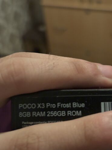 poco telefonları: Poco X3 Pro, 256 GB, rəng - Mavi, Face ID