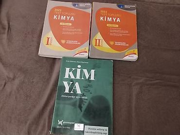 Kitablar və jurnallar: Məhsul: Kimya hazırlığı üçün kitablar dəsti - 2023 Test Toplusu – — 1