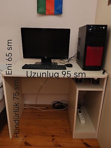 sdol: Düz masa, Polkalı, Siyirməsiz, Sadə laminat — 1