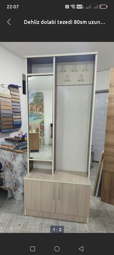 Dolablar: Yeni, 2 qapılı Düz dolab, Dəhliz dolabı — 8