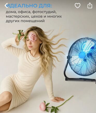 Воздуходувка: Вентилятор Напольный, Лопастной — 8