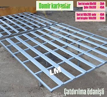 taxt demiri: Dəmir karkaslar – taxt üçün möhkəm metal çərçivə Ölçülər və qeyd — 1