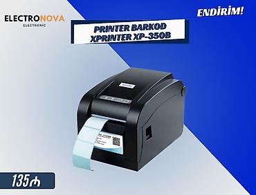 ikinci el barkod sistemi: 🖨️ Barkod Printer – XPRINTER XP-350B Mağaza, anbar, aptek və — 1