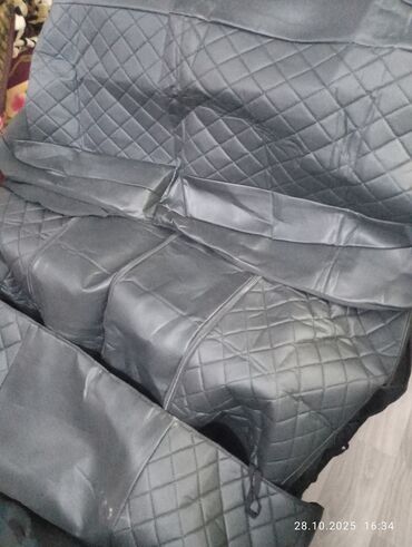 авто обшивка: Чехолдор Эко булгаары, түсү - Кара, Universal Seat cover