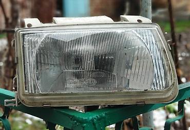 vw: Передняя левая фара Volkswagen 1997 г., Б/у, Оригинал, Германия — 2