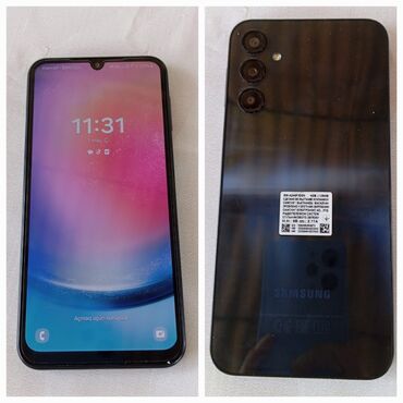 самсунг s8 edge: Samsung Galaxy A24 4G, 128 ГБ, цвет - Черный, Гарантия, Отпечаток пальца, Две SIM карты