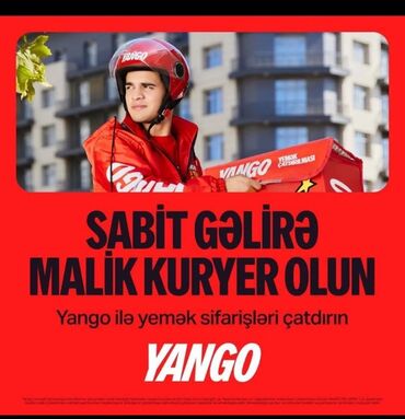 Yük maşını sürücüləri: Moto-kuryer tələb olunur, Həftəlik ödəniş, Təcrübəsiz