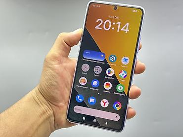 note 3: Poco M7 Pro 5G, Б/у, 256 ГБ, цвет - Фиолетовый, 2 SIM — 3