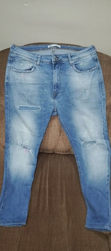 Köynəklər: Yarım klassik Şalvar, Zara, XL (EU 42), rəng - Boz