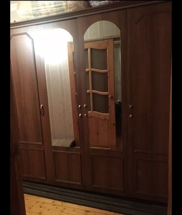 işlənmiş skaflar: Б/у, Распашной, 4 двери Прямой шкаф, Шифоньер