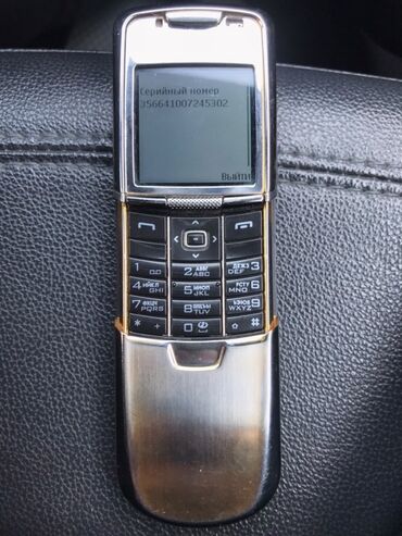 Nokia: Nokia 8 Sirocco, 8 GB, rəng - Boz, Düyməli, Sensor, Simsiz şarj