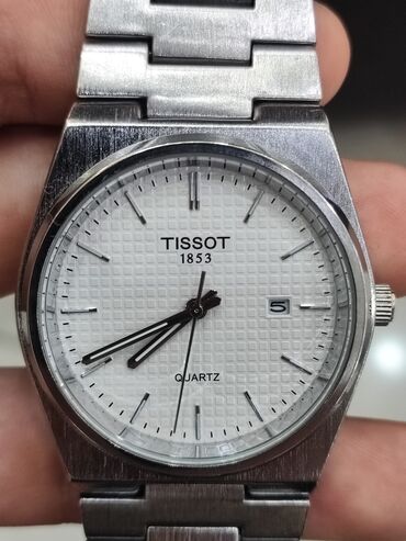 часы тиссот оригинал: Классикалык сааттар саат, Tissot, Күмүш, Унисекс, Жаңы