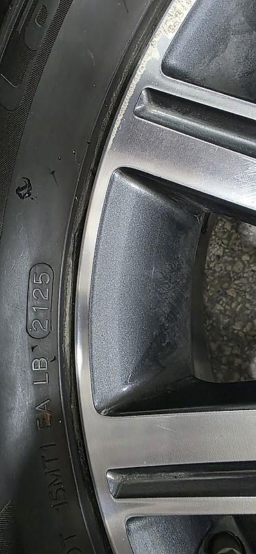 volk rays: Литой диск Kia с шиной Kumho Ecsta. Характеристики по фото: - размер — 5