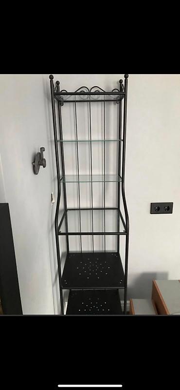 икея икеа ikea: Стеллаж икеа 42х40х176 см, черный, РЁНШЭР ИКЕА очень удобный стеллаж — 5
