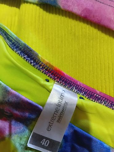 bq patike: Šareni ženski bikini + neon žuta kord mini suknja m/l - Bikini: brend — 3