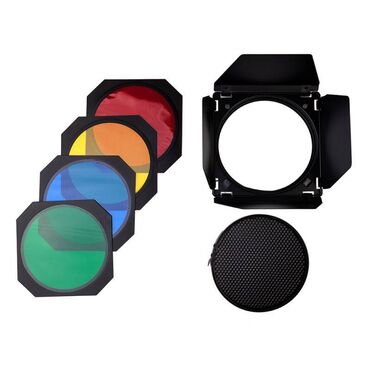 бишкек свет: Комплект шторки с цветными фильтрами для рефлектора 18 см Fotokvant