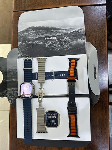 Digər: Unvan razin Apple whatch ultura 2 titanyum yaddaş 64 GB Pil 95 % ideal — 14