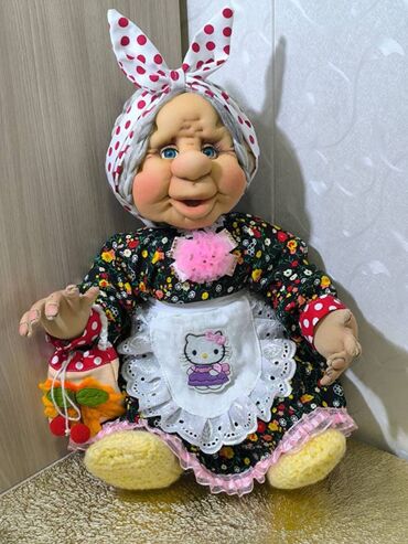 наполнитель для подушек купить: Очаровательная интерьерная игрушка «Бабулечка» ручной работы. Такая