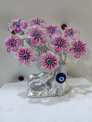 Göz muncuğu: Dékór gullér,suvenír.qutuda verílír Catdírílma metrolara púlsuz — 20