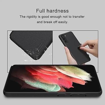 Maske i futrole za telefone: Maska Nillkin Scrub za Samsung G990 Galaxy S21 FE crna. Uz brzu — 7