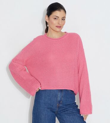 детский свитер с рисунком: Женский свитер S (EU 36), M (EU 38), L (EU 40), цвет - Розовый