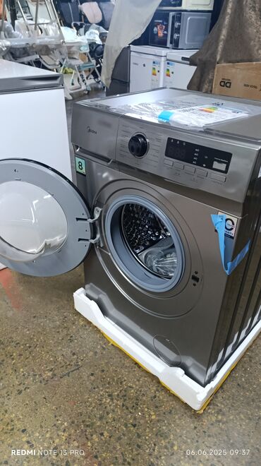 Стиральные машины: Стиральная машина Midea, Новый, Автомат, До 9 кг, Компактная — 13