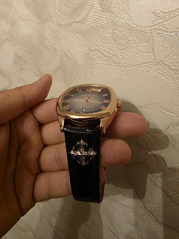 Aksesuarlar: "Cartier" kişi qol saatı. Yenidir. Cəmi 10 manata. Dəyərindən ucuz — 1