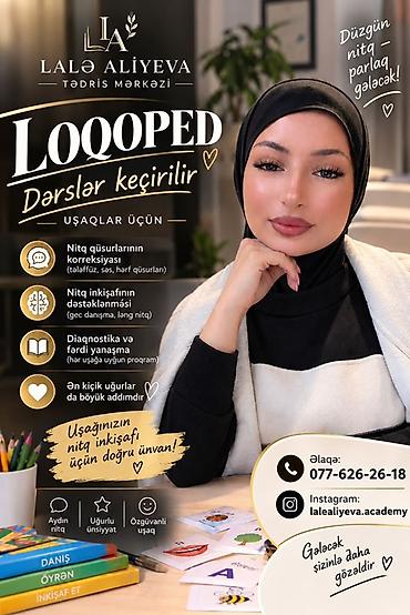 dirnaq sekilleri 2022: LOQOPED dərsləri – uşaqlar üçün Lalə Əliyeva Tədris Mərkəzində — 1