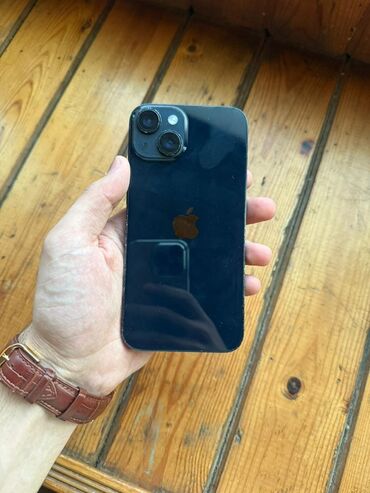 Apple iPhone: IPhone 14, Midnight, Barmaq izi, Simsiz şarj, Face ID
