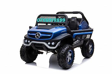 mercedes 140: Uşaq elektrik avtomobili Mercedes-Benz 4x4 ( rezin təkərlər və dəri — 3