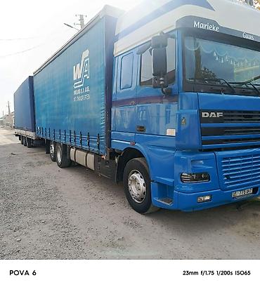 тандем европа: Тягач, DAF, 2004 г., Тентованный — 2