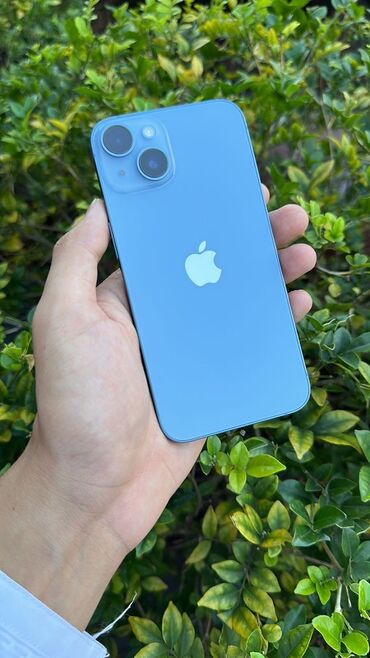 Apple iPhone: IPhone 14, 128 GB, Göy, Barmaq izi, Face ID