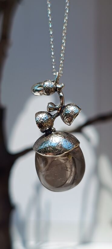 Ogrlice: Ogrlica sa priveskom, Handmade, Materijal: Srebro — 6
