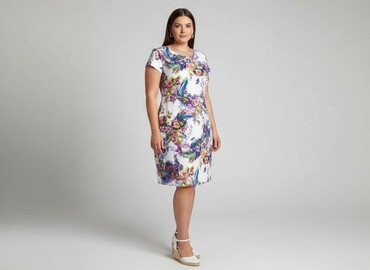 sukienka maxi z długim rękawem: Women`s dress, size 2XL