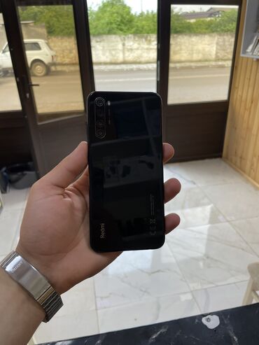 Xiaomi: Xiaomi Redmi Note 8, 32 GB, rəng - Qara, 
 Barmaq izi, İki sim kartlı, Face ID