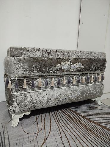 Банкеткалар: Банкетка, Колдонулган, Текчелерсиз, түсү - Боз — 3