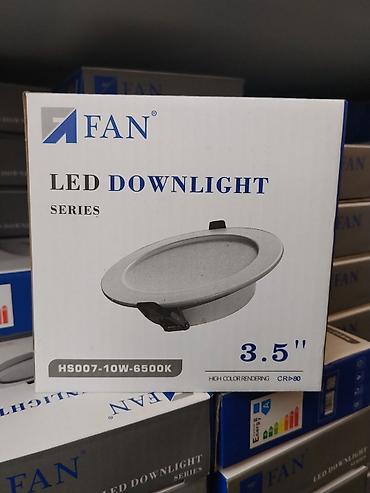 Освещение: Встраиваемый светодиодный светильник FAN LED Downlight, серия HS007 — 1
