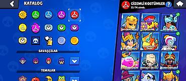 ox və kaman: Brawl Stars hesabı – yüksək kupalı və zəngin kolleksiya - Kupa yolu — 7