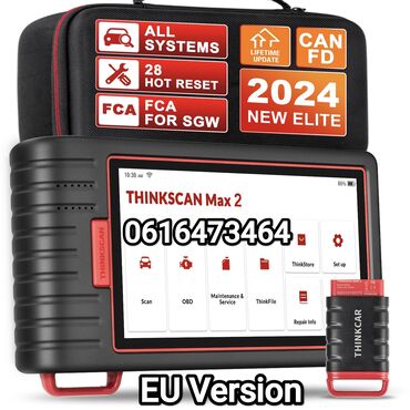 used cars sale: NOVO - Thinkcar ThinkScan Max 2 EU WiFi Bluetooth OBD2 Thinkcar