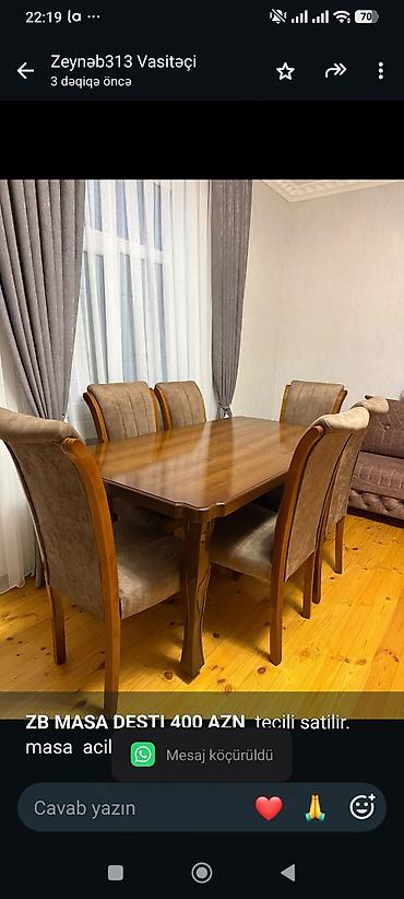 *ZB* *MASA DESTI 400 AZN* tecili satilir. masa acilir unvan Xirdalan lalafo.az -da *ZB* *MASA DESTI 400 AZN* tecili satilir. masa acilir unvan Xirdalan