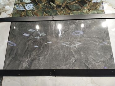 hamam kafel metlax dizayni: Boz mərmər görünümlü böyük formatlı keramika plitə - Material: parlaq