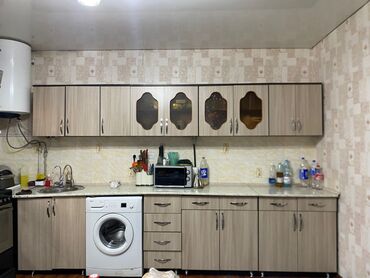 уй эмеректер: Ашкана гарнитуру, түсү - Саргыч боз, ДСП