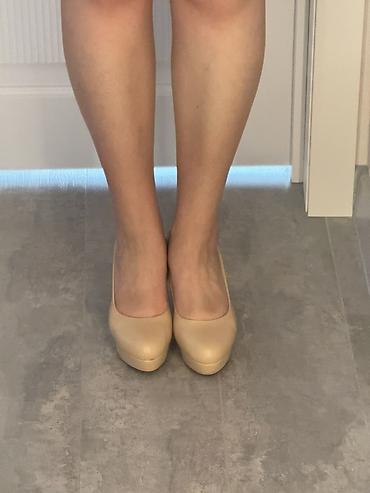 лабутены цена мужские: Туфли, 38, 38.5, 39, Christian Louboutin, Б/у, цвет - Бежевый, Самовывоз — 6