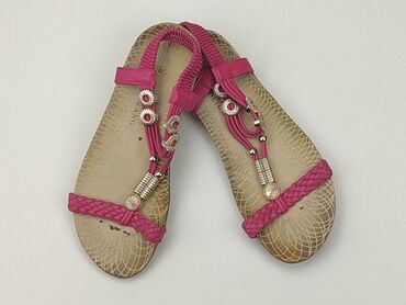 ażurowe sandały płaskie: Sandały 39, stan - Dobry