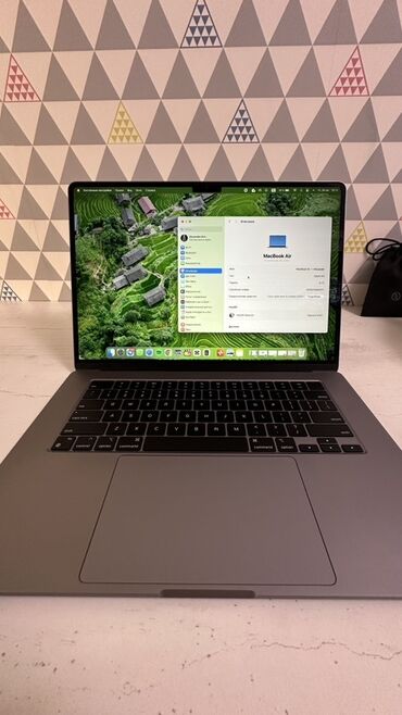 ноутбук в расрочку: Ноутбук, Apple, 8 ГБ ОЗУ, Apple M3, Б/у, память SSD